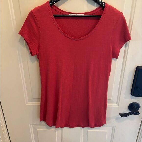 Peruvian Connection Red Short Sleeve Top - Picture 2 of 4